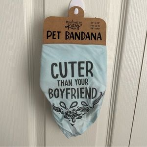 Primitives by Kathy Pet Bandana Cuter Than Your Boyfriend NWT